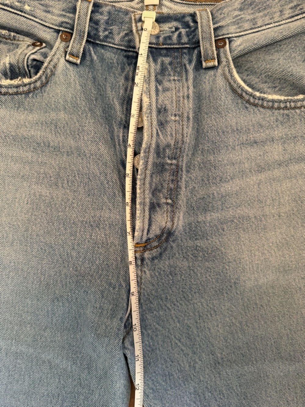 AGOLDE 90'S PINCH WAIST HIGH RISE STRAIGHT IN STAGE - Picture 9 of 10
